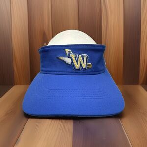Nike Wayland Baptist University Pioneers Visor Dri-FIT Blue Golf Cap WBU Hat